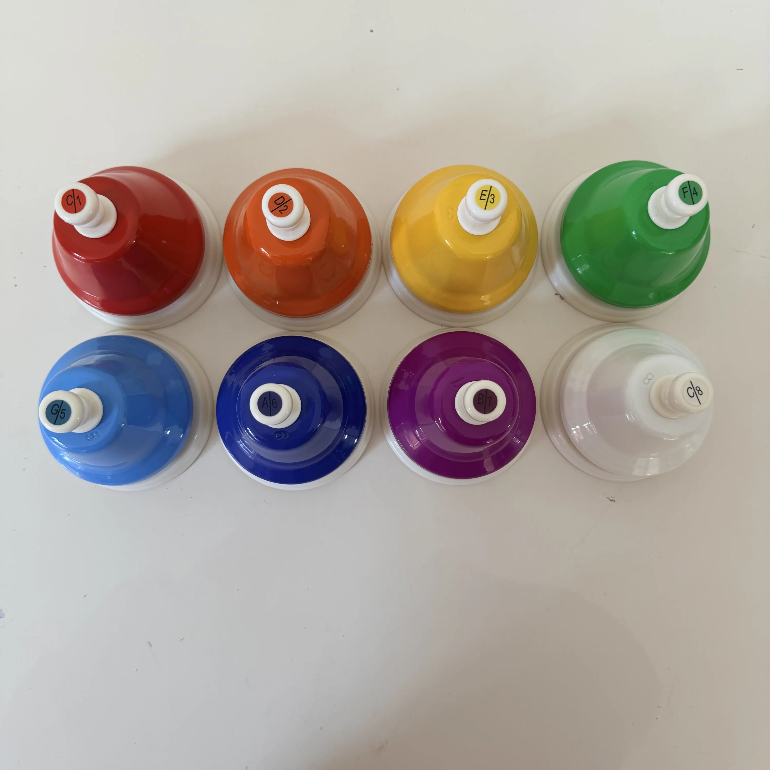 8 Note hand Desk Bells Set 